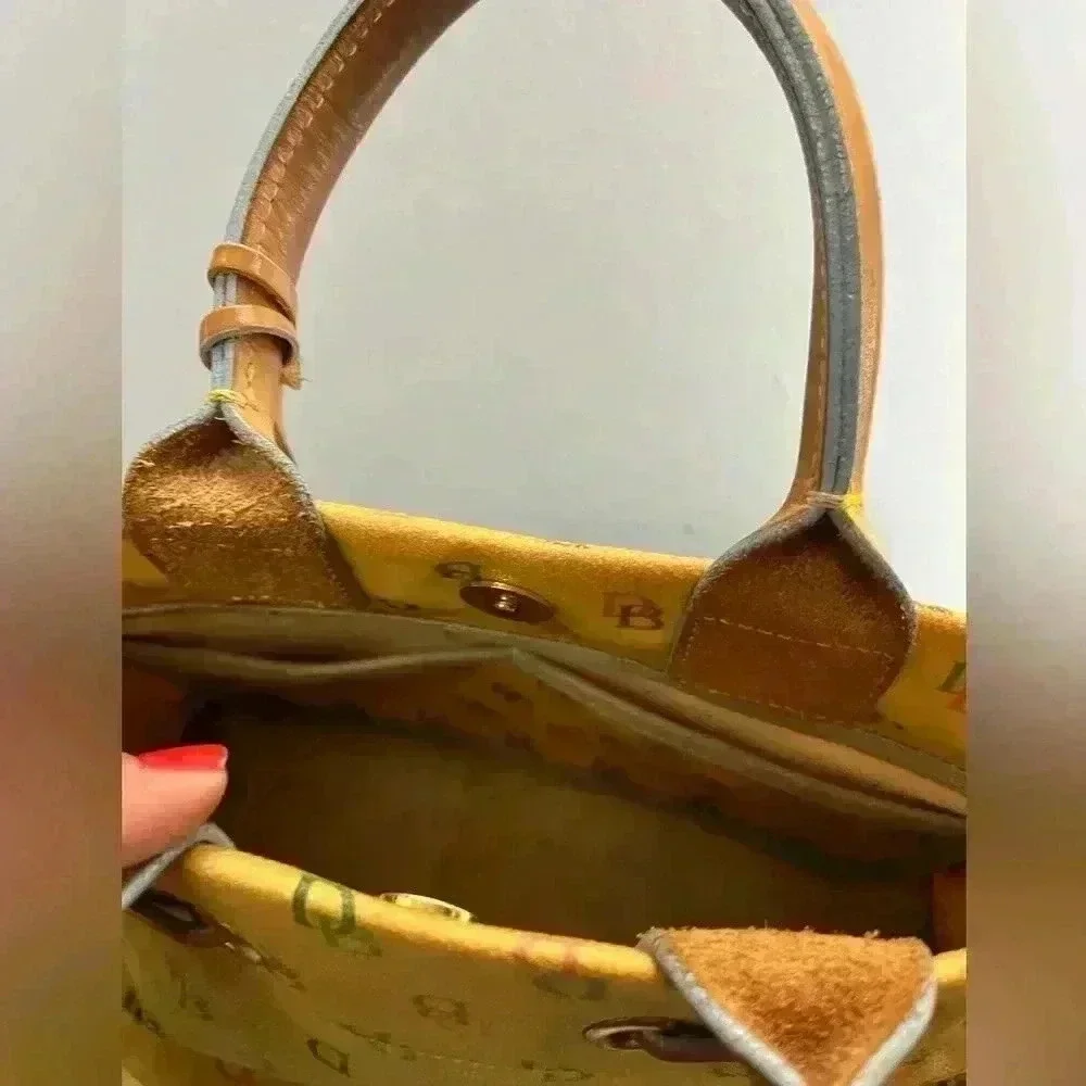 Dooney and Bourke Y2K tassel, rainbow, handbag, signature, retro, purse